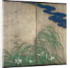 Summer and autumn flower plants. (Part of the pair of two-fold screens) by Sakai Hoitsu