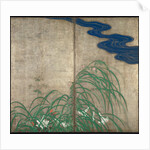 Summer and autumn flower plants. (Part of the pair of two-fold screens) by Sakai Hoitsu
