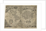 Nova totius terrarum orbis geographica ac hydrographica tabula (Map of the world), 1631 by Jodocus Hondius