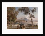 Evening mood at the Bay of Naples, 1888 by Oswald Achenbach