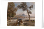 Evening mood at the Bay of Naples, 1888 by Oswald Achenbach
