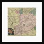 Map of Moscow governorate and parts of nearest provinces, 1745 by Anonymous master