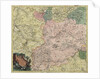 Map of Moscow governorate and parts of nearest provinces, 1745 by Anonymous master
