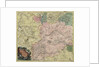 Map of Moscow governorate and parts of nearest provinces, 1745 by Anonymous master