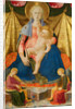 Madonna of Humility with Two Musician Angels, c. 1450 by Zanobi Strozzi