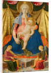 Madonna of Humility with Two Musician Angels, c. 1450 by Zanobi Strozzi