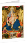 Madonna of Humility with Two Musician Angels, c. 1450 by Zanobi Strozzi