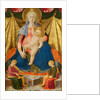 Madonna of Humility with Two Musician Angels, c. 1450 by Zanobi Strozzi