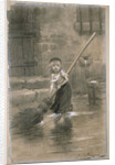Cosette. Illustration from Les Misérables by Victor Hugo, 1862 by Émile-Antoine Bayard