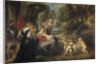 Rest on the Flight into Egypt, with Saints, c. 1635 by Pieter Paul Rubens