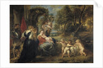 Rest on the Flight into Egypt, with Saints, c. 1635 by Pieter Paul Rubens