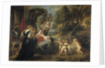 Rest on the Flight into Egypt, with Saints, c. 1635 by Pieter Paul Rubens