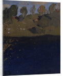At a lake. Autumn, 1890s by Isaak Ilyich Levitan