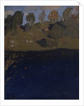 At a lake. Autumn, 1890s by Isaak Ilyich Levitan