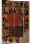 The Prophet Elijah with Scenes from His Life, End of 14th cen by Russian icon