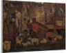 Old Paris, 1913 by Boris Dmitryevich Grigoriev