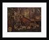 Old Paris, 1913 by Boris Dmitryevich Grigoriev