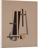 Coffin-makers. Figurine for the opera Victory over the sun by A. Kruchenykh, 1920-1921 by El Lissitzky