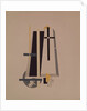 Coffin-makers. Figurine for the opera Victory over the sun by A. Kruchenykh, 1920-1921 by El Lissitzky