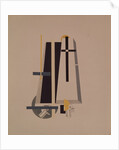 Coffin-makers. Figurine for the opera Victory over the sun by A. Kruchenykh, 1920-1921 by El Lissitzky