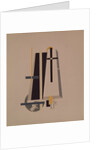Coffin-makers. Figurine for the opera Victory over the sun by A. Kruchenykh, 1920-1921 by El Lissitzky
