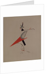 Ruffian. Figurine for the opera Victory over the sun by A. Kruchenykh, 1920-1921 by El Lissitzky