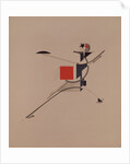 The New. Figurine for the opera Victory over the sun by A. Kruchenykh, 1920-1921 by El Lissitzky