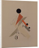 Globetrotter. Figurine for the opera Victory over the sun by A. Kruchenykh, 1920-1921 by El Lissitzky