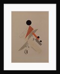 Globetrotter. Figurine for the opera Victory over the sun by A. Kruchenykh, 1920-1921 by El Lissitzky