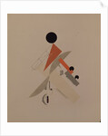 Globetrotter. Figurine for the opera Victory over the sun by A. Kruchenykh, 1920-1921 by El Lissitzky