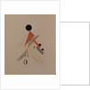 Globetrotter. Figurine for the opera Victory over the sun by A. Kruchenykh, 1920-1921 by El Lissitzky