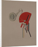 Reciter. Figurine for the opera Victory over the sun by A. Kruchenykh, 1920-1921 by El Lissitzky