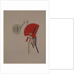 Reciter. Figurine for the opera Victory over the sun by A. Kruchenykh, 1920-1921 by El Lissitzky