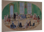 Grand Duke Pavel Petrovich and Grand Duchess Maria Fyodorovna in Vienna in 1782, 1782 by Johann Hieronymus Loeschenkohl