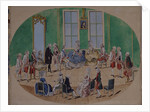 Grand Duke Pavel Petrovich and Grand Duchess Maria Fyodorovna in Vienna in 1782, 1782 by Johann Hieronymus Loeschenkohl