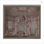 Interior design for the boudoir in the Count Bezborodko House in Moscow, 1790s by Nikolai Alexandrovich Lvov
