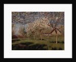 Apple trees blooming by Isaak Ilyich Levitan