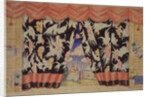 Sketch of curtain for the theatre play The flea by E. Zamyatin, 1925-1926 by Boris Michaylovich Kustodiev