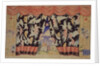 Sketch of curtain for the theatre play The flea by E. Zamyatin, 1925-1926 by Boris Michaylovich Kustodiev