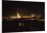 Illumination of the Moscow Kremlin, 1883 by Oskar Adolfovich Hofman