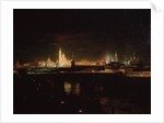 Illumination of the Moscow Kremlin, 1883 by Oskar Adolfovich Hofman