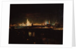 Illumination of the Moscow Kremlin, 1883 by Oskar Adolfovich Hofman