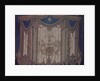 Design of curtain for the theatre play The Masquerade by M. Lermontov, 1917 by Alexander Yakovlevich Golovin