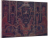 Design of Masquerade curtain for the theatre play The Masquerade by M. Lermontov, 1917 by Alexander Yakovlevich Golovin