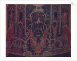 Design of Masquerade curtain for the theatre play The Masquerade by M. Lermontov, 1917 by Alexander Yakovlevich Golovin