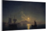 Naples by night, 1850 by Ivan Konstantinovich Aivazovsky