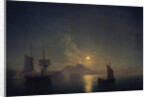 Naples by night, 1850 by Ivan Konstantinovich Aivazovsky