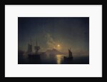 Naples by night, 1850 by Ivan Konstantinovich Aivazovsky