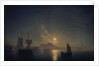Naples by night, 1850 by Ivan Konstantinovich Aivazovsky