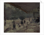 Café in Paris, 1890s by Konstantin Alexeyevich Korovin